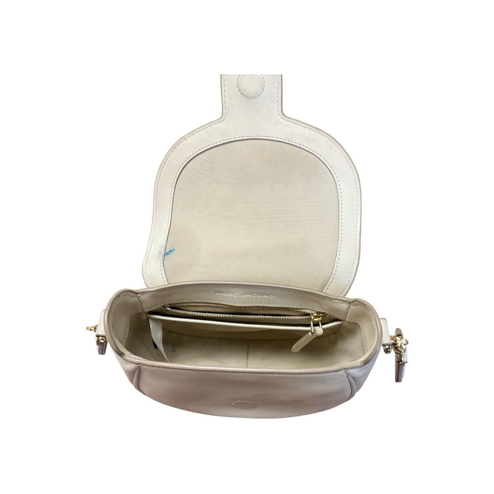 Marc Jacobs Cream Crossbody Bag with Logo Strap - Picture 3 of 10